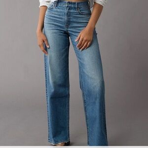 American Eagle Outfitters Blue Straight Leg Jeans